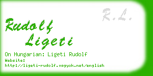 rudolf ligeti business card